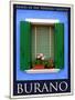 Burano Window, Italy 23-Anna Siena-Mounted Giclee Print