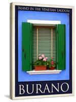 Burano Window, Italy 23-Anna Siena-Stretched Canvas