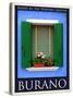 Burano Window, Italy 23-Anna Siena-Stretched Canvas