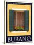 Burano Window, Italy 24-Anna Siena-Stretched Canvas
