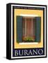 Burano Window, Italy 24-Anna Siena-Framed Stretched Canvas