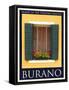 Burano Window, Italy 24-Anna Siena-Framed Stretched Canvas