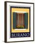 Burano Window, Italy 24-Anna Siena-Framed Giclee Print