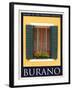 Burano Window, Italy 24-Anna Siena-Framed Giclee Print