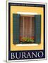 Burano Window, Italy 24-Anna Siena-Mounted Giclee Print
