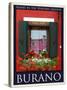 Burano Window, Italy  25-Anna Siena-Stretched Canvas