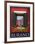 Burano Window, Italy  25-Anna Siena-Framed Giclee Print