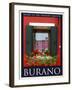 Burano Window, Italy  25-Anna Siena-Framed Giclee Print