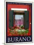 Burano Window, Italy  25-Anna Siena-Mounted Giclee Print