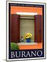 Burano Window, Italy  26-Anna Siena-Mounted Giclee Print