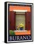 Burano Window, Italy  26-Anna Siena-Framed Stretched Canvas