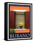 Burano Window, Italy  26-Anna Siena-Framed Stretched Canvas