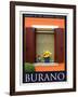 Burano Window, Italy  26-Anna Siena-Framed Giclee Print