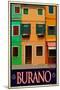 Burano Window, Italy 2-Anna Siena-Mounted Giclee Print