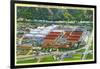 Burbank, California - Aerial View of First National Studios, c.1937-Lantern Press-Framed Art Print