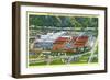 Burbank, California - Aerial View of First National Studios, c.1937-Lantern Press-Framed Art Print