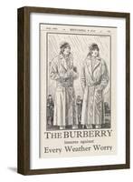 Burberry Weatherproofs-null-Framed Art Print