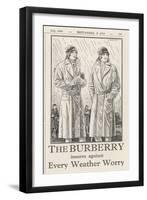 Burberry Weatherproofs-null-Framed Art Print