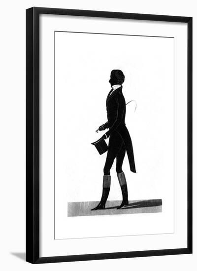 Burdett Silhouette-null-Framed Giclee Print