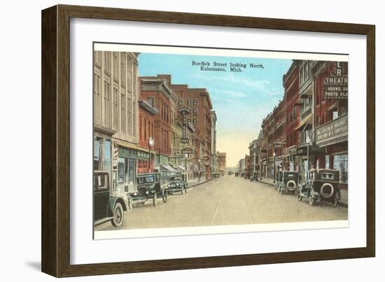 Burdick Street, Kalamazoo, Michigan-null-Framed Art Print