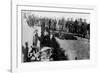 Bureal (Burial) of the Dead at the Battlefield of Wounded Knee, South Dakota, 1891-null-Framed Photographic Print