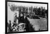 Bureal (Burial) of the Dead at the Battlefield of Wounded Knee, South Dakota, 1891-null-Framed Photographic Print