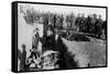 Bureal (Burial) of the Dead at the Battlefield of Wounded Knee, South Dakota, 1891-null-Framed Stretched Canvas