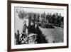 Bureal (Burial) of the Dead at the Battlefield of Wounded Knee, South Dakota, 1891-null-Framed Photographic Print