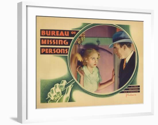 Bureau of Missing Persons, 1933-null-Framed Art Print