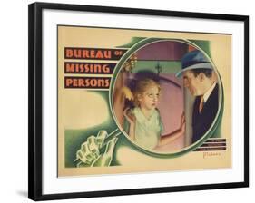 Bureau of Missing Persons, 1933-null-Framed Art Print