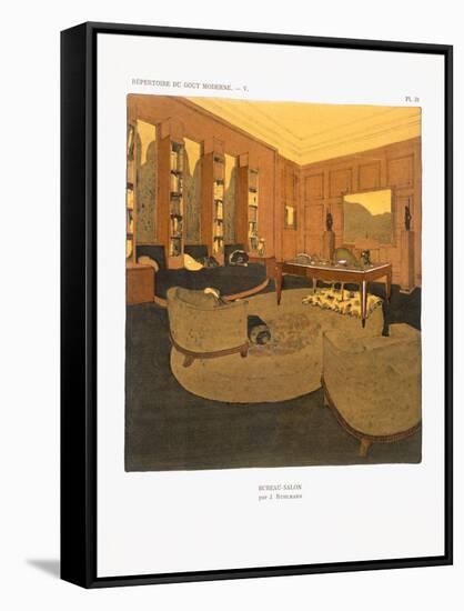 Bureau-Salon, 1929-Emile Jacques Ruhlmann-Framed Stretched Canvas