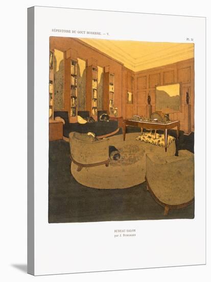 Bureau-Salon, 1929-Emile Jacques Ruhlmann-Stretched Canvas
