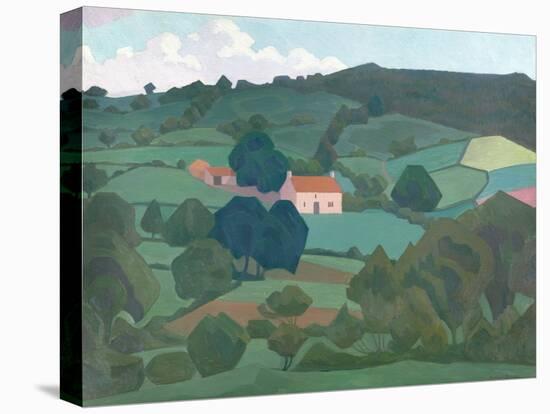 Burford Farm, Devon, 1918-Robert Polhill Bevan-Stretched Canvas