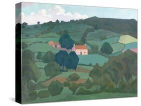 Burford Farm, Devon, 1918-Robert Polhill Bevan-Stretched Canvas