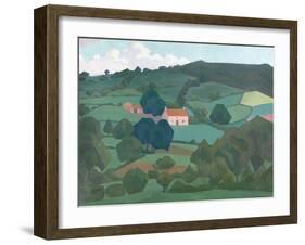 Burford Farm, Devon, 1918-Robert Polhill Bevan-Framed Giclee Print