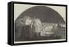 Burford's New Panorama of Naples by Moonlight-null-Framed Stretched Canvas