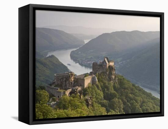 Burg Aggstein, Wachau, Lower Austria, Austria-Doug Pearson-Framed Stretched Canvas