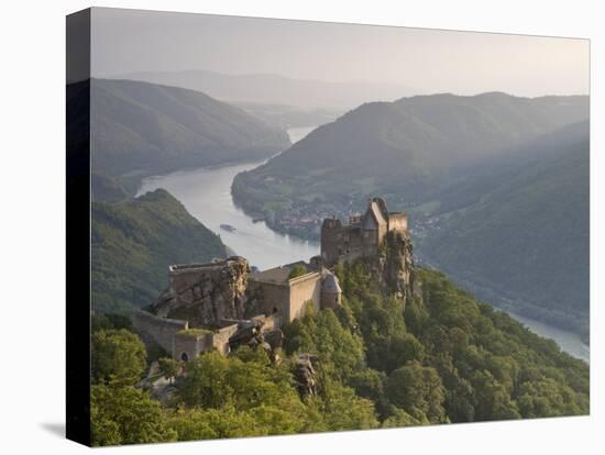 Burg Aggstein, Wachau, Lower Austria, Austria-Doug Pearson-Stretched Canvas