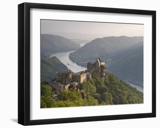 Burg Aggstein, Wachau, Lower Austria, Austria-Doug Pearson-Framed Photographic Print