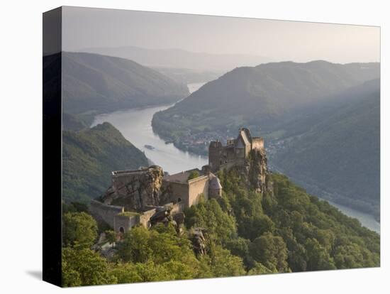 Burg Aggstein, Wachau, Lower Austria, Austria-Doug Pearson-Stretched Canvas