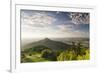 Burg Hohenzollern Castle at Sunset, Swabian Alps, Baden-Wurttemberg, Germany, Europe-Markus Lange-Framed Photographic Print