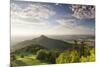 Burg Hohenzollern Castle at Sunset, Swabian Alps, Baden-Wurttemberg, Germany, Europe-Markus Lange-Mounted Photographic Print