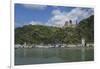 Burg Katz, Katz Castle, St Goarshausen, St Goar, Rhine River, Germany-Jim Engelbrecht-Framed Photographic Print