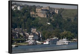 Burg Rheinfels Overlooks St Goar Germany-Charles Bowman-Framed Photographic Print