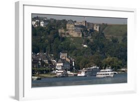 Burg Rheinfels Overlooks St Goar Germany-Charles Bowman-Framed Photographic Print