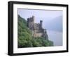 Burg Rheinstein, Rhine Valley, Germany-Walter Bibikow-Framed Premium Photographic Print
