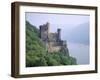 Burg Rheinstein, Rhine Valley, Germany-Walter Bibikow-Framed Photographic Print
