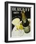 Burgeff Grun Champagne Advertisement Poster-null-Framed Giclee Print