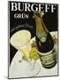 Burgeff Grun Champagne Advertisement Poster-null-Mounted Giclee Print