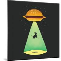 Burger Abduction-Michael Buxton-Mounted Art Print